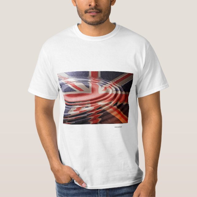 Reflected British flag T-Shirt (Front)