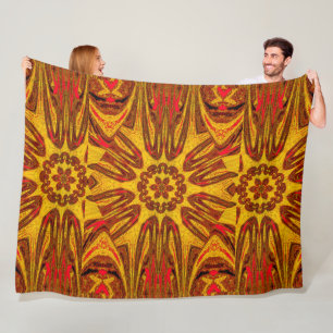 Reflected Lotus 11 Fleece Blanket