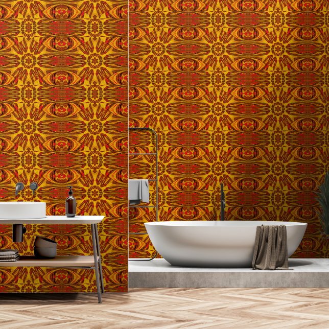 Reflected Lotus 11 Fleece Blanket Wallpaper (Bathroom)