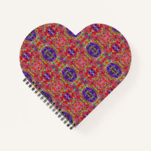 reflected red pattern