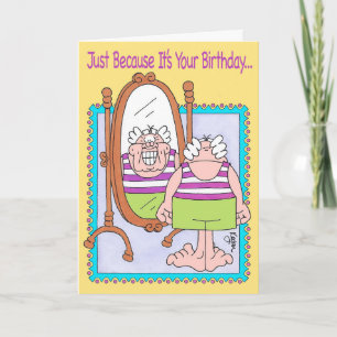REFLECTING BEACHNIK Birthday Card