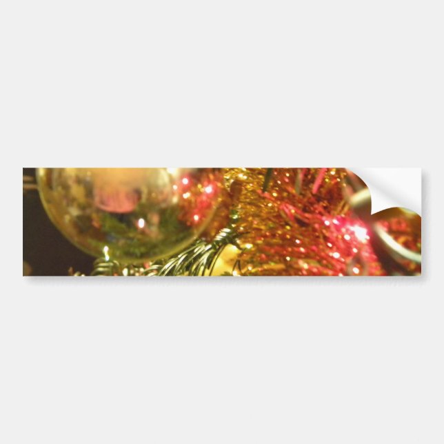 Reflecting Christmas Bumper Sticker (Front)