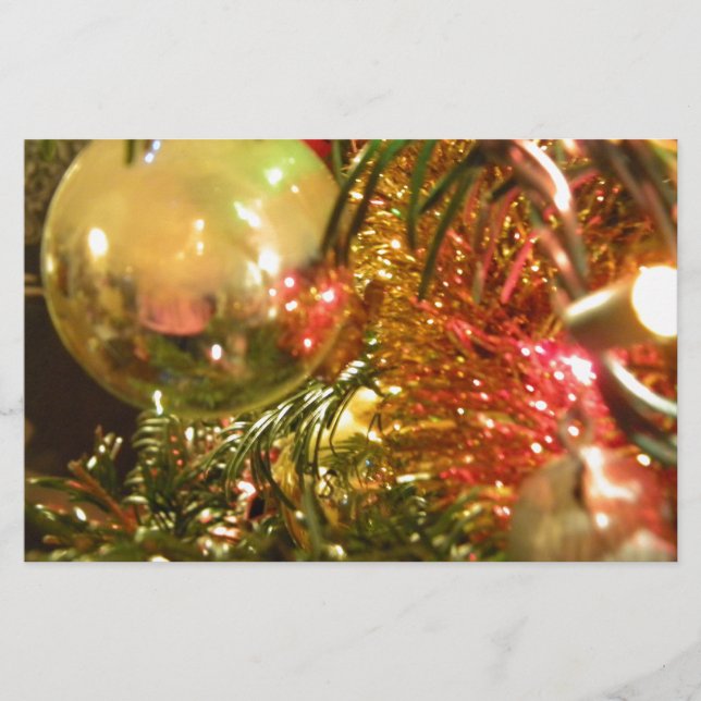 Reflecting Christmas Stationery (Front)