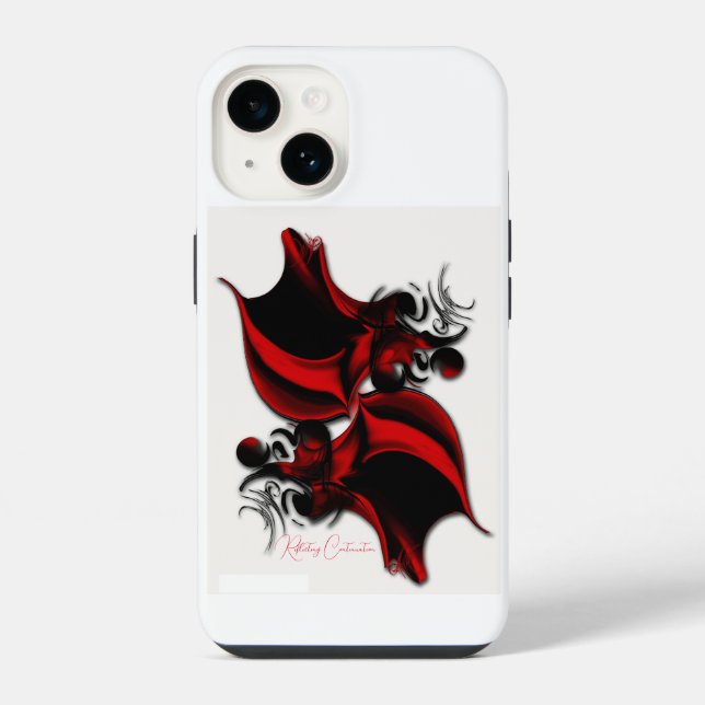 "Reflecting Continuation", Apple iPhone 14 Case (Back)