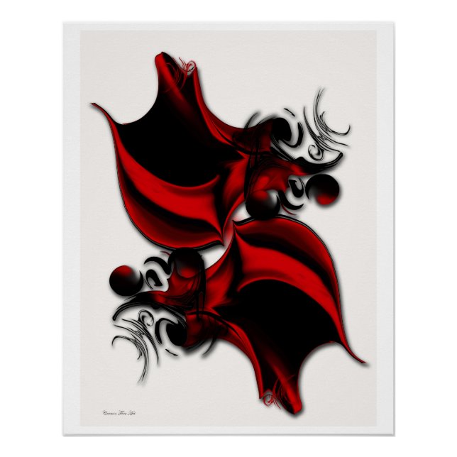 "Reflecting Continuation", Glossy Poster (Front)