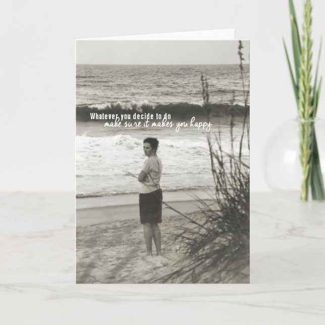 REFLECTING Greeting Card (Front)