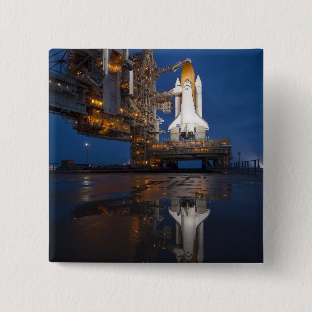 Reflection 15 Cm Square Badge (Front)