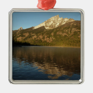 Reflection at Jenny Lake I Metal Tree Decoration