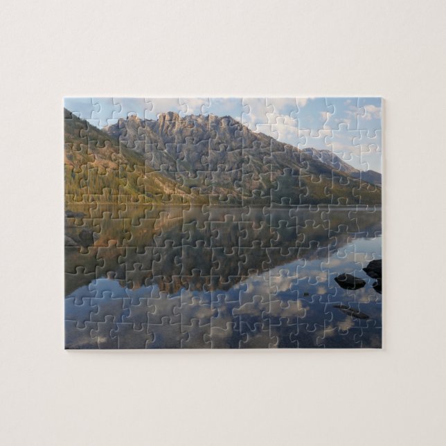 Reflection at Jenny Lake II Jigsaw Puzzle (Horizontal)