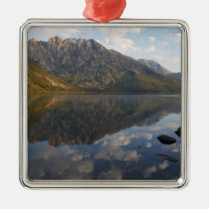 Reflection at Jenny Lake II Metal Tree Decoration