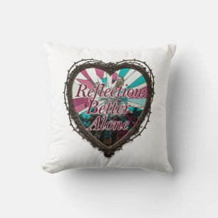 Reflection: Better Alone T-Shirt Shattered Mirro Cushion