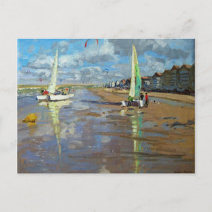 Reflection Bray Dunes France Postcard