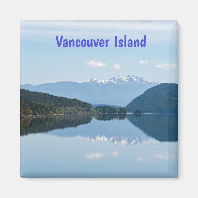 Reflection in a Lake - Vancouver Island, Canada Magnet (Front)