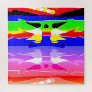 Reflection in art jigsaw puzzle