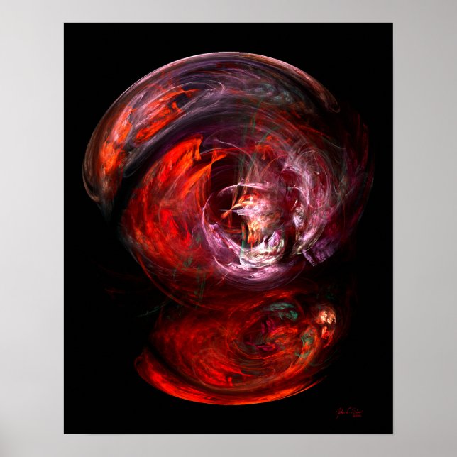 Reflection In Red Poster (Front)