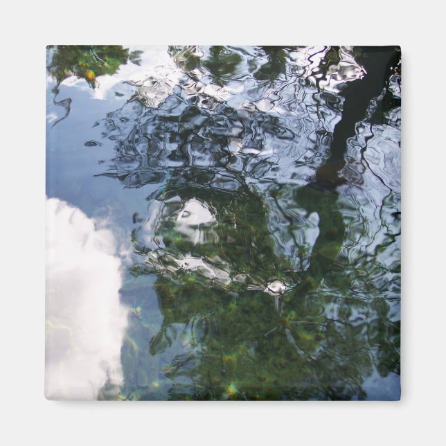 Reflection in Sturgeon Pond Magnet (Front)