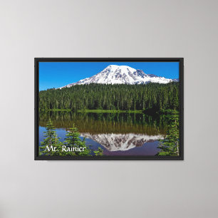 Reflection - Mt. Rainier, Washington Canvas Print