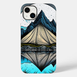 Reflection of a Tent on the Lake in the Mountains Case-Mate iPhone 14 Plus Case