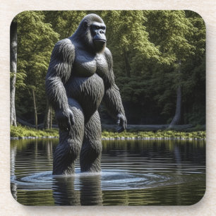 Reflection of Bigfoot in Water Coaster