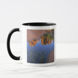 Reflection of Cathedral Rock , Sedona , Arizona Mug