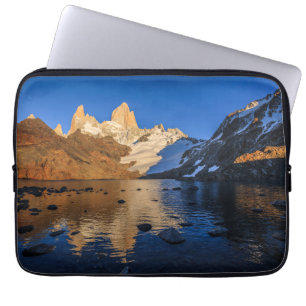 Reflection Of Fitz Roy At Sunrise Laptop Sleeve