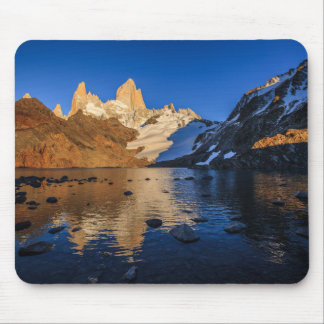 Reflection Of Fitz Roy At Sunrise Mouse Mat