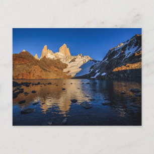 Reflection Of Fitz Roy At Sunrise Postcard