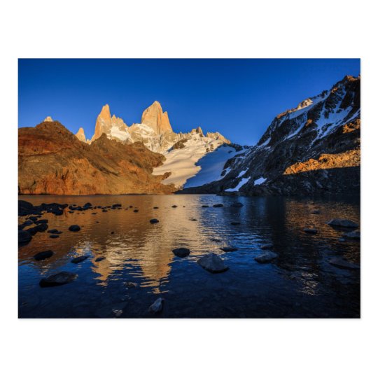 Reflection Of Fitz Roy At Sunrise Postcard
