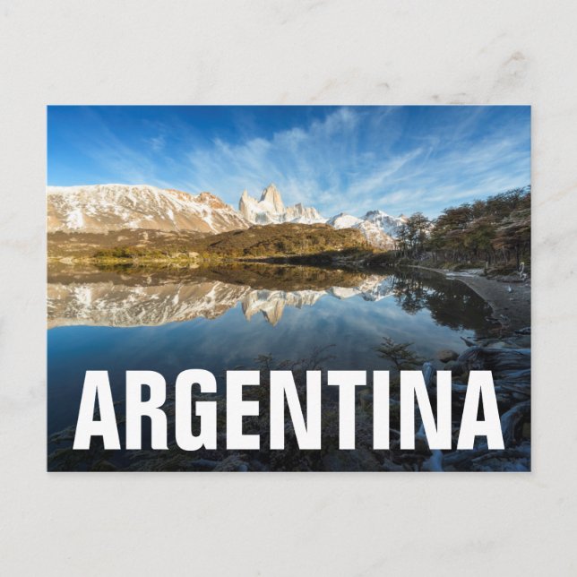 Reflection Of Patagonia Postcard (Front)