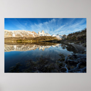 Reflection Of Patagonia Poster