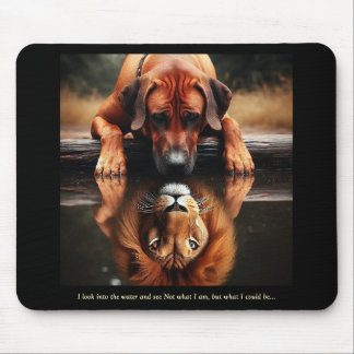 Reflection Of Strength Rhodesian Mouse Pad