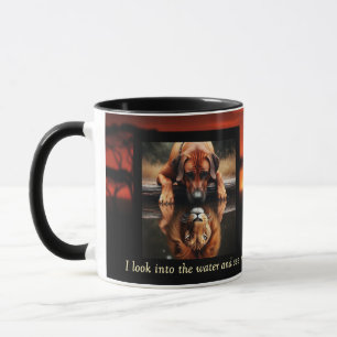 Reflection of Strength Ridgeback Lion Mug