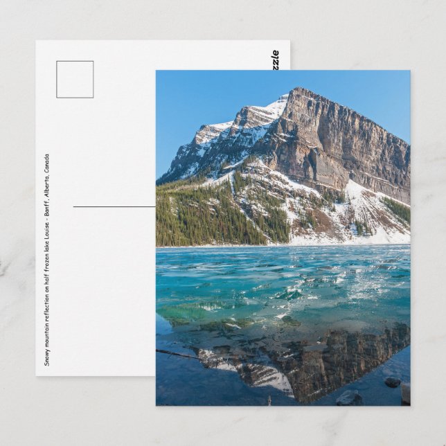 Reflection on Lake Louise - Banff NP, Canada Postcard (Front/Back)