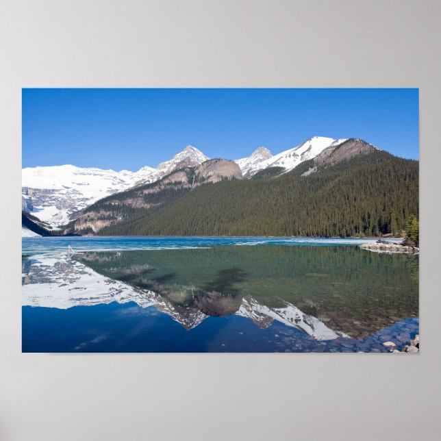 Reflection on Lake Louise - Banff NP, Canada Poster (Front)