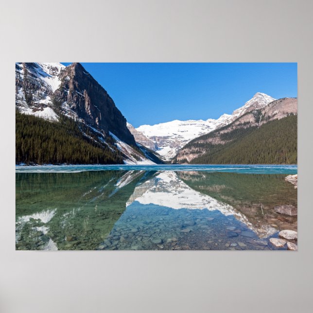 Reflection on Lake Louise - Banff NP, Canada Poster (Front)