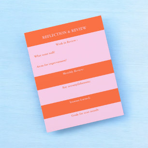 Reflection & Review Practical Planner for Students