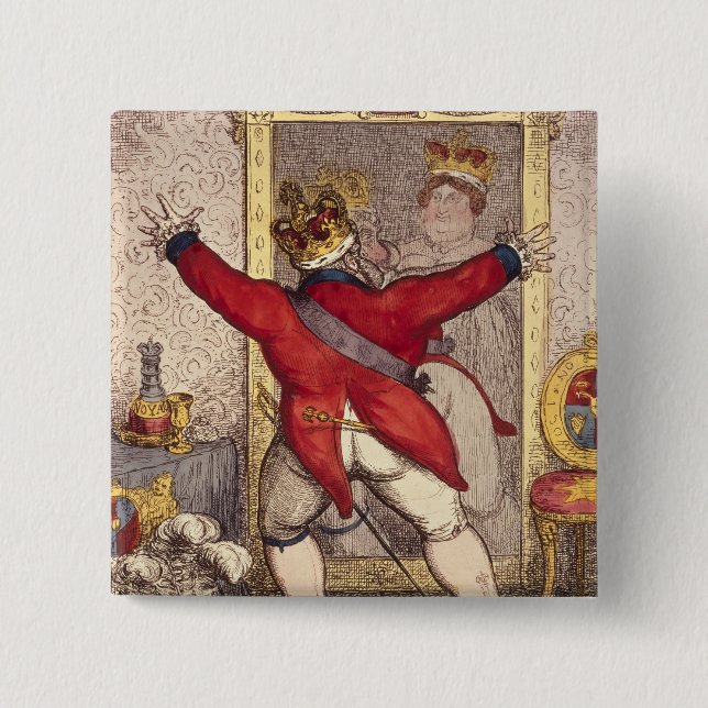 Reflection: To be, or not to be? 15 Cm Square Badge (Front)