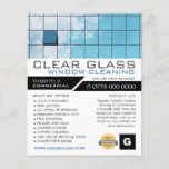 Reflection, Window Cleaner, Cleaning Advertising Flyer<br><div class="desc">Reflection,  Window Cleaner,  Cleaning Service Advertising Flyer by The Business Card Store.</div>