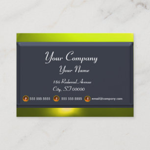 REFLECTIONS 2 TOPAZ monogram white blue grey Business Card