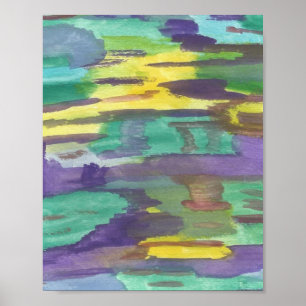 Reflections Abstract Art Poster