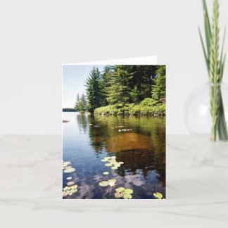 "Reflections at the Lake" Card