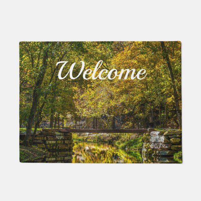 Reflections Beginning Painterly Welcome Doormat (Front)