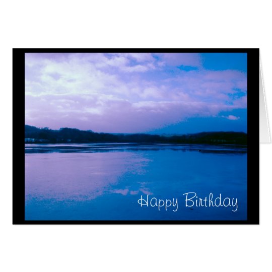Reflections Blue Card