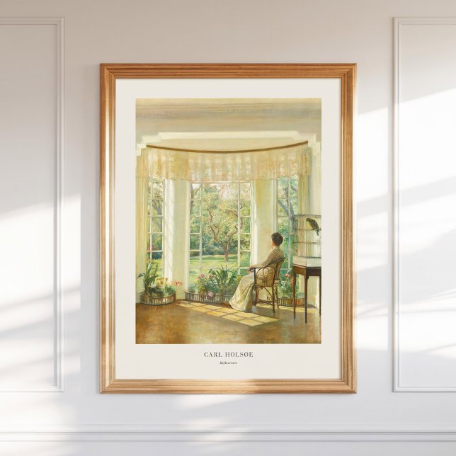 Reflections Carl Holsøe Holsoe Danish Interior  Poster (Creator Uploaded)