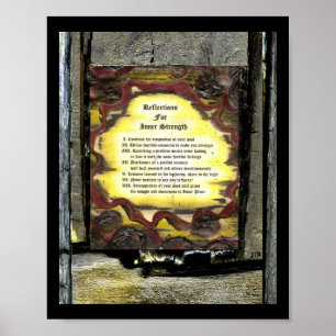 Reflections For Inner Strength Poster