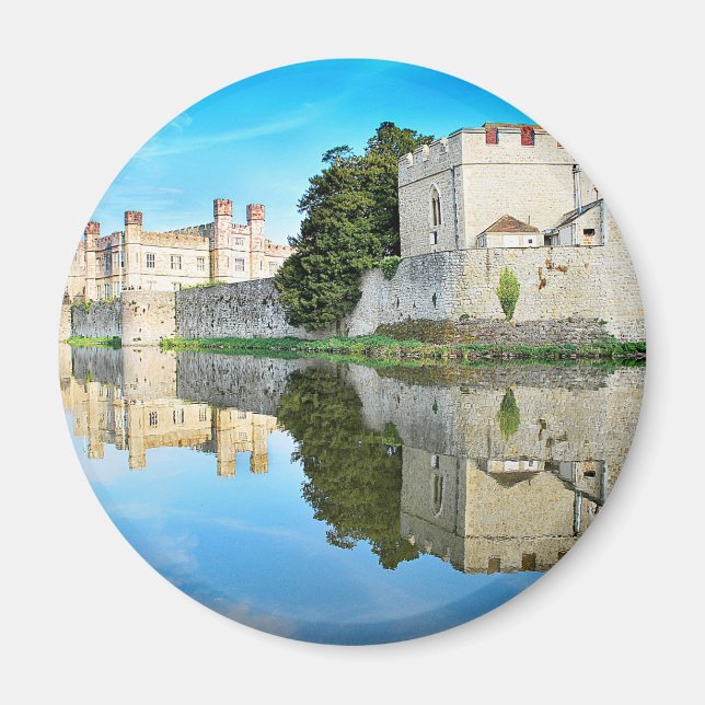 Reflections from a majestic Castle Magnet (Front)