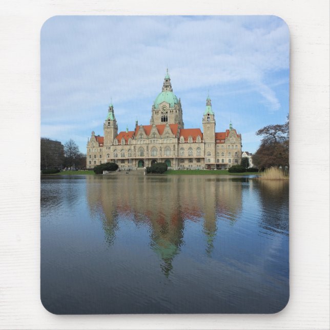 Reflections in Hannover, Germany - Mouse Pad (Front)