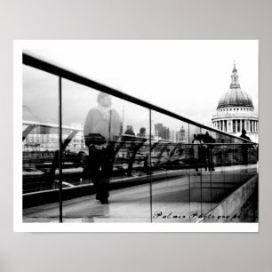 Reflections in London [Art Print] Poster