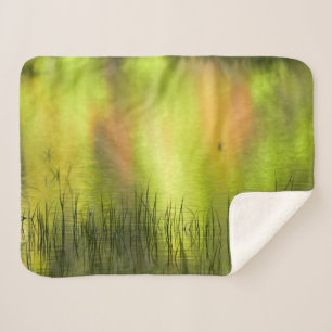 Reflections in Mirror Lake   Yosemite Sherpa Blanket