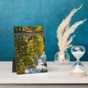 Reflections in Red Eagle Pond White Mountains Plaque